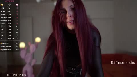 Marie online show from 01-17-26, 07:28