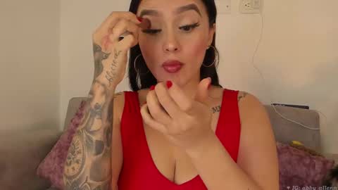 Snapshot of abbey_allen chatting on 02-21-25, 11:43 Abbey  IG abby allenn  04 December Online at  I will be on vacation dont forget me  See you soon   online show from 02-21-25, 11:43