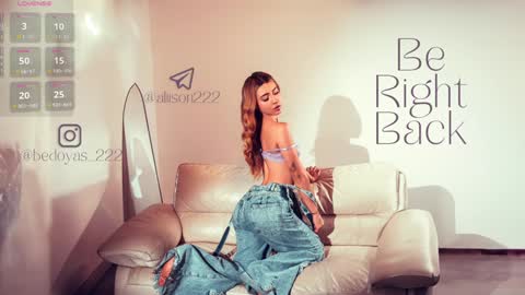 A L I S O N  online show from 01-12-25, 10:54