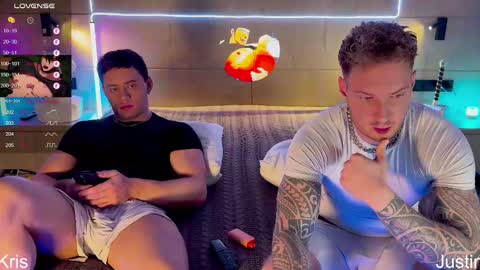 Snapshot of alltimehorny19 chatting on 10-18-25, 02:18 Justin online show from 10-18-25, 02:18