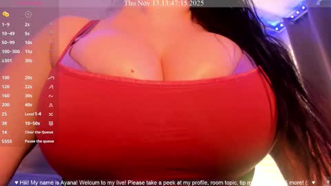 Ayana Delatorre online show from 11-13-25, 09:47