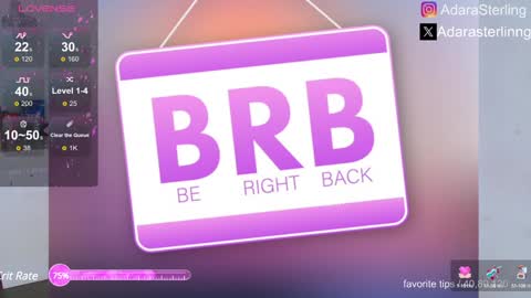 Snapshot of babepeach chatting on 01-22-25, 07:24 adara sterling online show from 01-22-25, 07:24