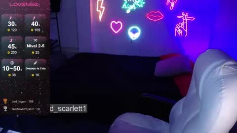 Snapshot of bad_scarlett1 chatting on 06-20-26, 12:36 Scarlett online show from 06-20-26, 12:36