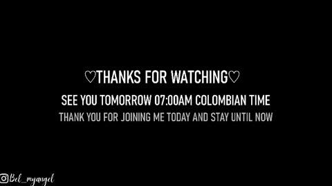 In instagran bel myangel online show from 04-18-26, 07:58