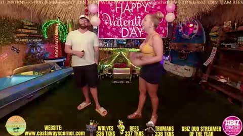 Snapshot of bigbananamilfshake chatting on 02-16-26, 05:25 Mya and Angelo online show from 02-16-26, 05:25