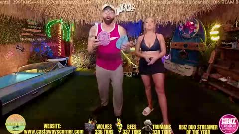 Snapshot of bigbananamilfshake chatting on 03-15-26, 04:51 Mya and Angelo online show from 03-15-26, 04:51