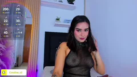 Coraline connected from 10 pm to 6 am Colombia time online show from 05-23-26, 12:09
