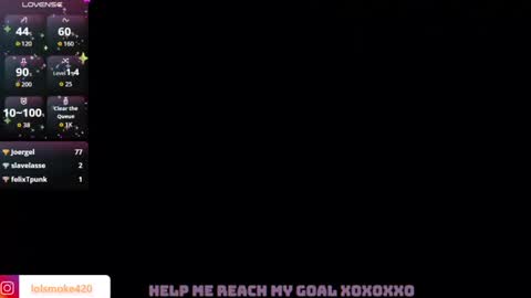 Lola Bdsm and fries online show from 11-21-25, 11:20