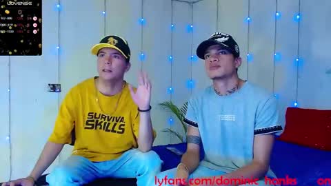 Snapshot of dominic_hanks chatting on 01-07-25, 04:08 DOMINIC AND ANDREW online show from 01-07-25, 04:08