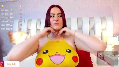 Snapshot of emily_hill___ chatting on 02-24-25, 09:09 EMILY Monday 5-2 am From Tuesday to Friday5-1 am Colombia time online show from 02-24-25, 09:09