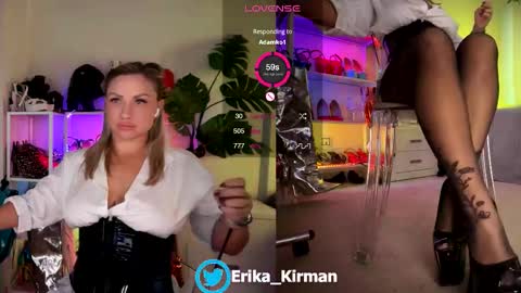 Snapshot of erika_kirman chatting on 10-17-25, 11:02 Erika      online show from 10-17-25, 11:02