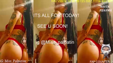 Snapshot of evil_miss_palpatin chatting on 12-01-25, 08:03 Lucia Ilich.... IG miss palpatine NEXT SHOW 200724 online show from 12-01-25, 08:03