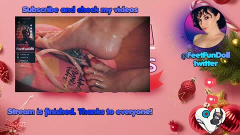 Lisa Dove aka FeetFunDoll online show from 01-26-25, 04:41