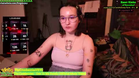 Snapshot of frogessjay chatting on 12-15-25, 09:52 Jaywise Frogfoot online show from 12-15-25, 09:52