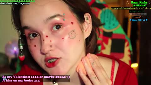 Snapshot of frogessjay chatting on 02-14-26, 07:43 Jaywise Frogfoot online show from 02-14-26, 07:43