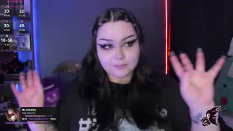 Snapshot of goth_stein chatting on 06-23-26, 12:30 Engel Please help me to reach 50 thumbs up online show from 06-23-26, 12:30