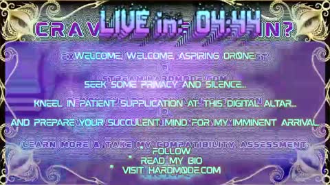 Snapshot of hardm0de chatting on 05-08-26, 08:36 B0ne Daddy Bonesaw Real-Life College of Whispers Bard mindfuck brainwash hypno cerebral sensual online show from 05-08-26, 08:36