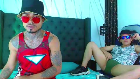 Snapshot of hot_latino_x chatting on 11-23-25, 01:55 SEXY COUPLE online show from 11-23-25, 01:55