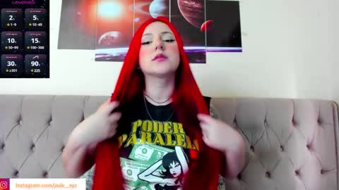 Snapshot of hotfireelement chatting on 12-14-24, 07:57 Jade and Joker online show from 12-14-24, 07:57