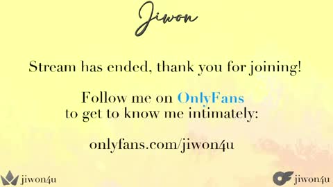 Jiwon online show from 05-10-26, 06:46