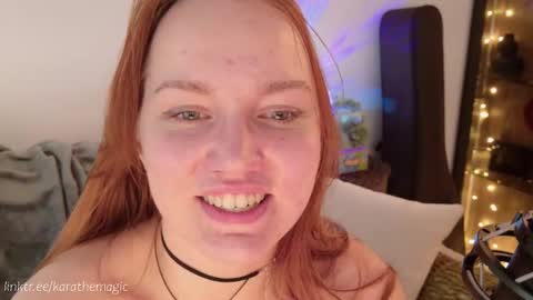 Snapshot of karathemagic chatting on 02-09-25, 07:05 I am here around 5am GMT karathemagic online show from 02-09-25, 07:05