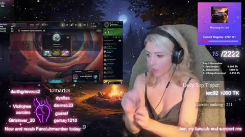 Wolfs Girl online show from 12-17-24, 08:34