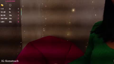 Snapshot of komatsu_ chatting on 12-15-25, 03:33 Komatsu Lilith online show from 12-15-25, 03:33