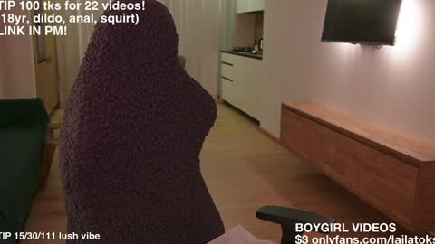 lailatoks - TIP 100 tks  get all my videos 22 VIDEOS SQUIRT PUSSY DILDO online show from 01-08-26, 01:30