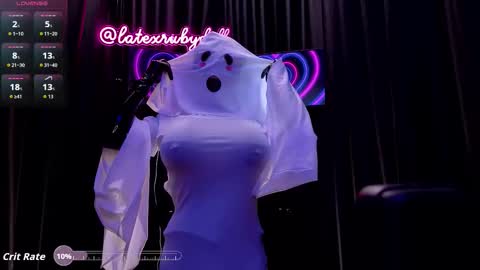 Snapshot of latexrubydoll chatting on 10-31-25, 09:10 Latex Ruby online show from 10-31-25, 09:10