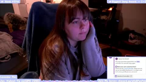 Snapshot of lavendermei chatting on 01-17-26, 02:05 LavenderMei online show from 01-17-26, 02:05