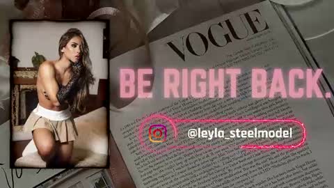 INSTA leylasteel model         online show from 06-20-26, 12:08