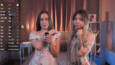 Hello our names are Kate and Alice this is our first day here. online show from 01-17-25, 01:15
