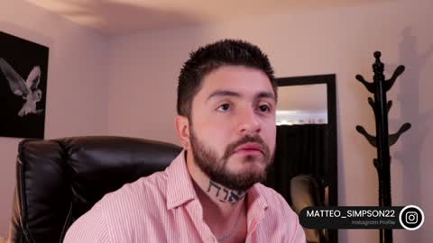 Snapshot of matteo_simpson chatting on 01-26-25, 02:52 Matteo simpson online show from 01-26-25, 02:52