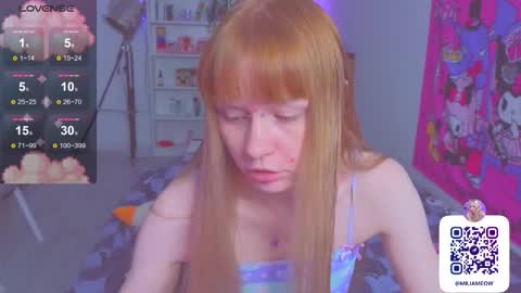 Snapshot of miliameow chatting on 09-09-25, 02:33 Milia online show from 09-09-25, 02:33