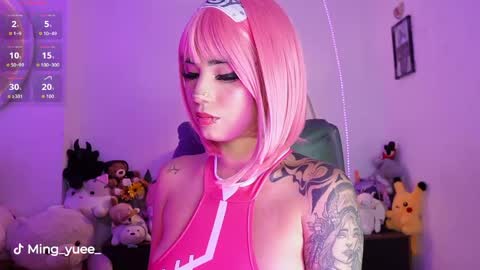 Snapshot of ming_yue_ chatting on 05-14-26, 05:36 My name is Fer Nice to meet you give it a thumbs up please its important online show from 05-14-26, 05:36
