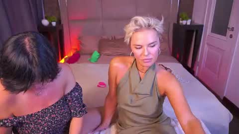 Snapshot of pleasurewecouple chatting on 07-21-26, 06:49 Ira brunette and Vika blonde online show from 07-21-26, 06:49