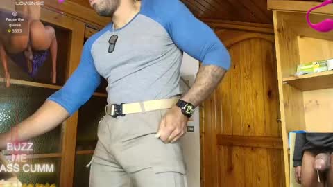 Snapshot of proudlyblack30 chatting on 05-16-26, 04:53 sergeant. online show from 05-16-26, 04:53