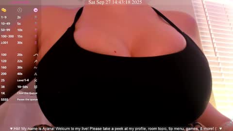 Ayana Delatorre online show from 09-27-25, 09:42