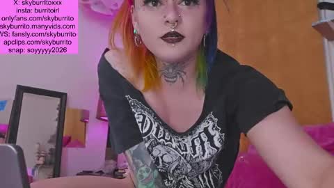 Snapshot of queer_burrito chatting on 05-24-26, 03:22 Sky Burrito online show from 05-24-26, 03:22