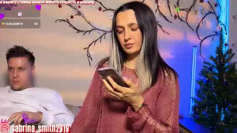 Snapshot of sabrinasmit chatting on 12-13-25, 07:53 Sabrina and Smith. Instagramsabrina smith2919 NEXT SHOW OCT. 0809111213 online show from 12-13-25, 07:53