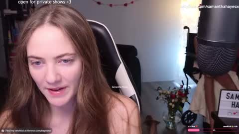 The Real Samantha Hayes haha  online show from 01-30-25, 04:37