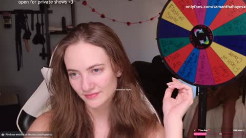 The Real Samantha Hayes haha  online show from 02-01-25, 06:21