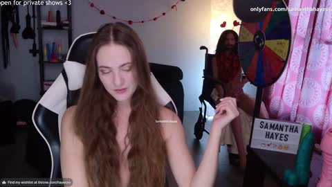 The Real Samantha Hayes haha  online show from 02-12-25, 09:11