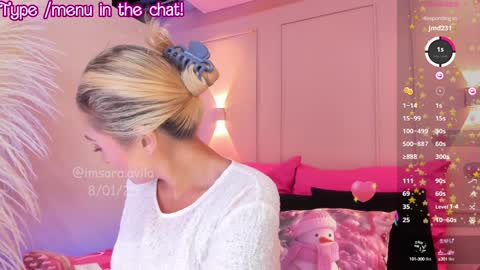 SaraAvila  online show from 01-08-25, 09:23