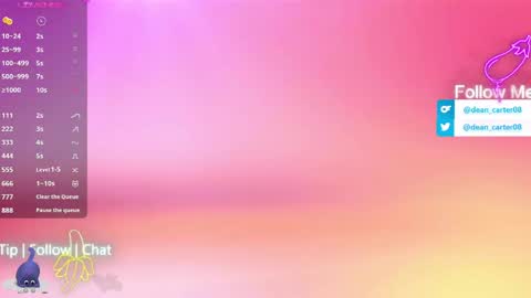 Snapshot of secret_sir chatting on 06-02-26, 11:51 Dean Carter online show from 06-02-26, 11:51