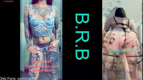 Snapshot of sexyariel15 chatting on 03-20-26, 04:01 SexyAriel15 online show from 03-20-26, 04:01