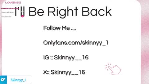 Skinnyy   online show from 05-17-26, 05:38