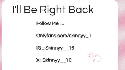 Skinnyy   online show from 05-18-26, 03:35