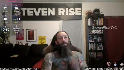 Snapshot of stevenrisenyc chatting on 05-31-26, 10:55 StevenRiseNYC online show from 05-31-26, 10:55