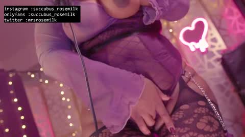 Succubus RoseMilk online show from 02-25-25, 02:47